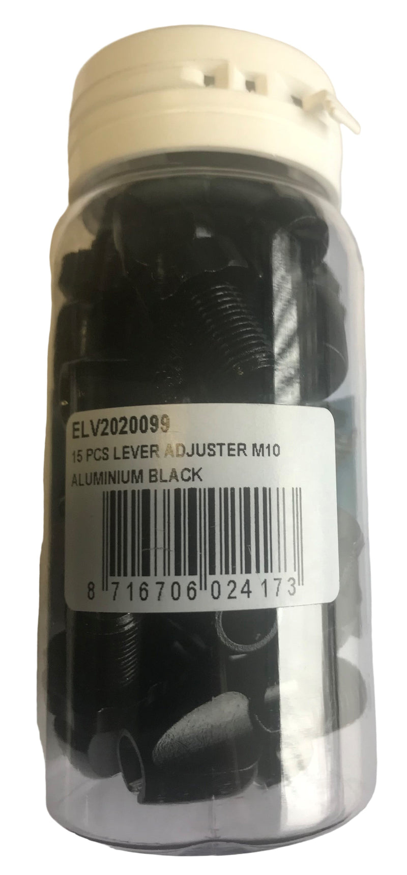Load image into Gallery viewer, Remhevel verstellers M10 aluminium - zwart (15