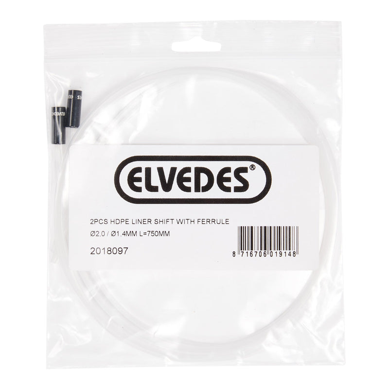 Chargez l'image dans la visionneuse de la galerie, Elvedes cable systems bv elvedes liner schak 2 1,4mm(2) 750mm hdpe+hoedje 2018097