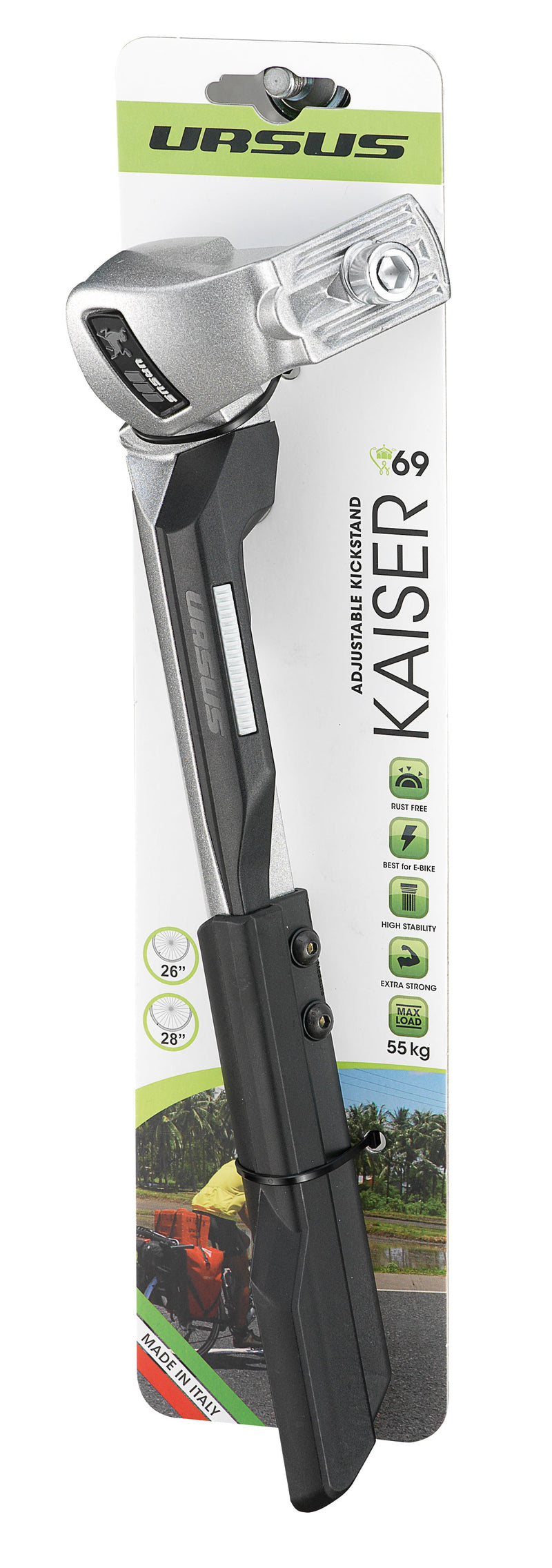 Load image into Gallery viewer, Ursus standaard kaiser 24-28 zilver op kaart
