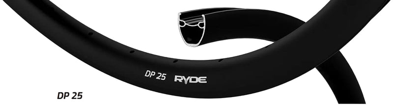 Afbeelding laden in galerijviewer, Ryde b.v. velg 28' - 14 dp25 28'-622 zwart disc 32 gaats