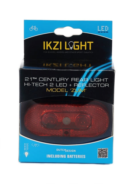 Laden Sie das Bild in Galerie -Viewer, Buzaglo ikzilight achterlicht op drager zlim zwart reflectie-scherm en dragerfit 2 hi-tech led rood