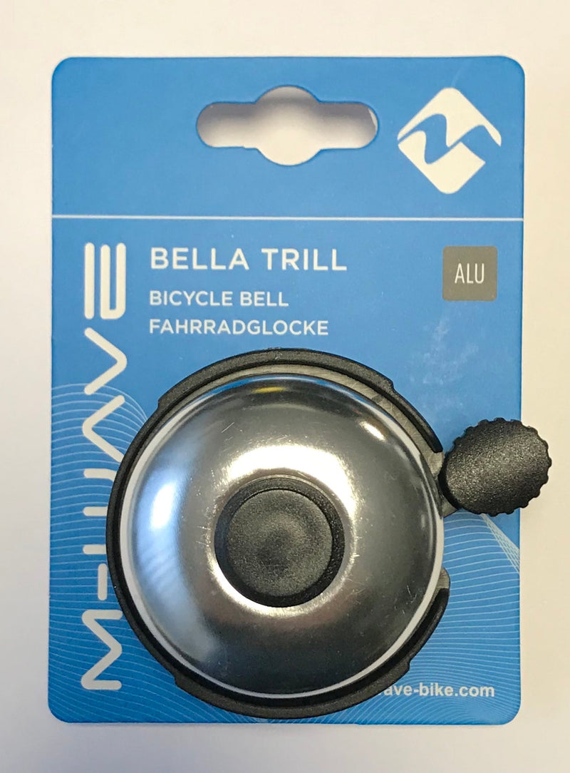 Load image into Gallery viewer, Messingschlager m-wave fietsbel bella trill alu zilver