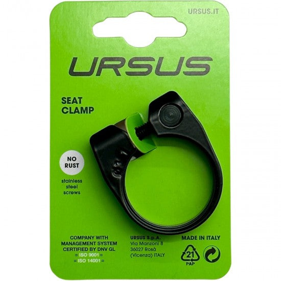 Load image into Gallery viewer, Ursus zadelpenklem urban 38,1mm | inbus | zwart