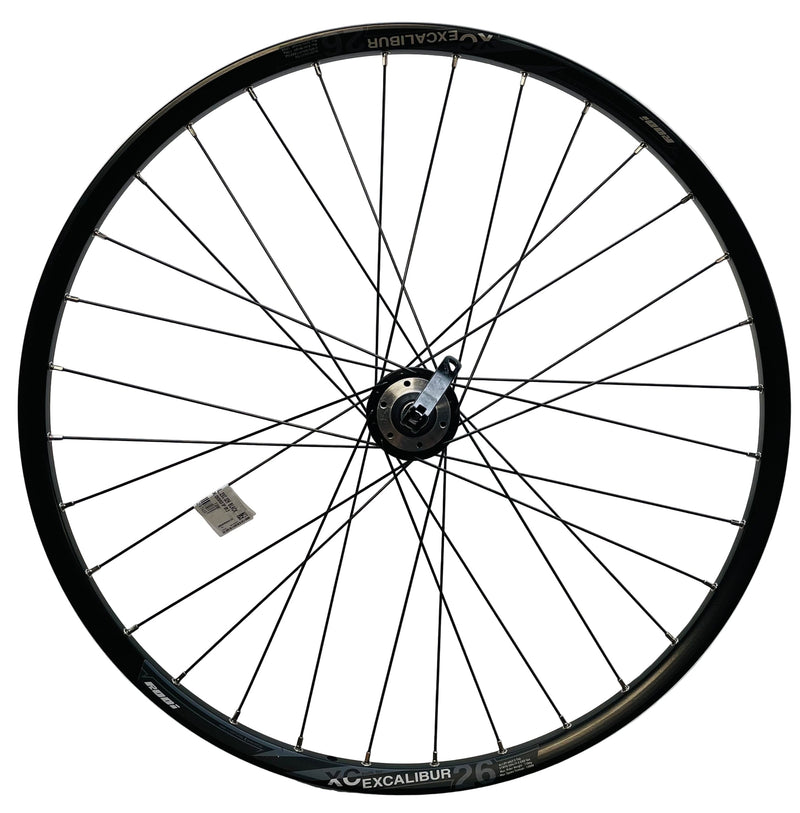 Cargue la imagen en el visor de la galería, Rodi achterwiel 26 - 559x19 iis excalibur 2xc db600 qr zwart schijfrem cassette