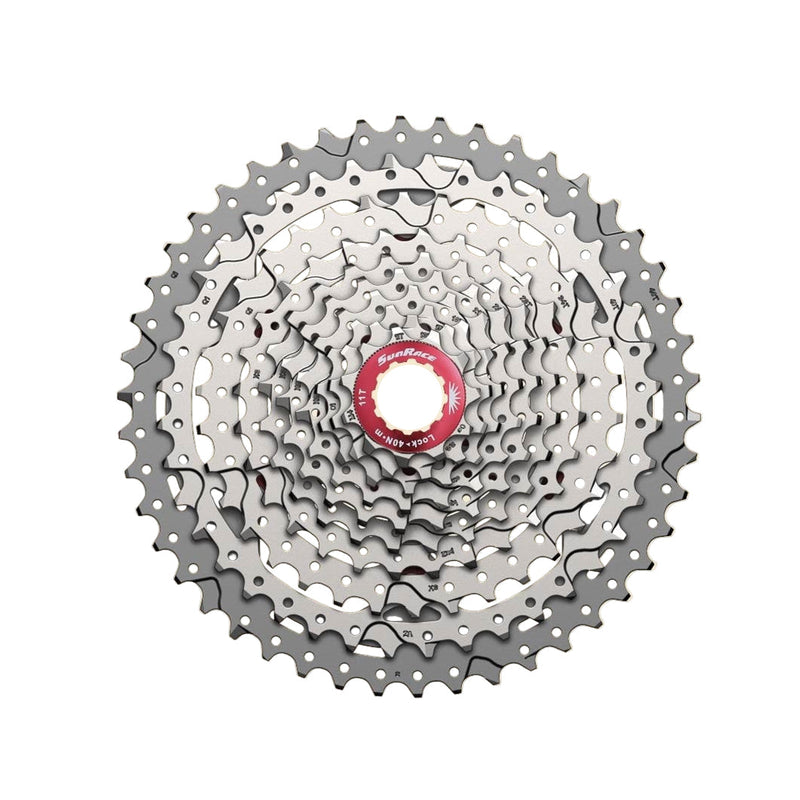 Afbeelding laden in galerijviewer, SunRace cassette 10V 11-46 CSMS3 metallic silver