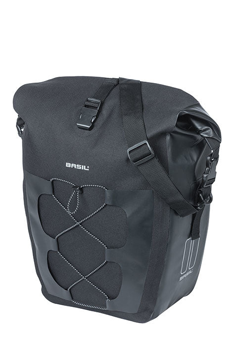 Load image into Gallery viewer, Basil Navigator Waterproof enkele fietstas, zwart