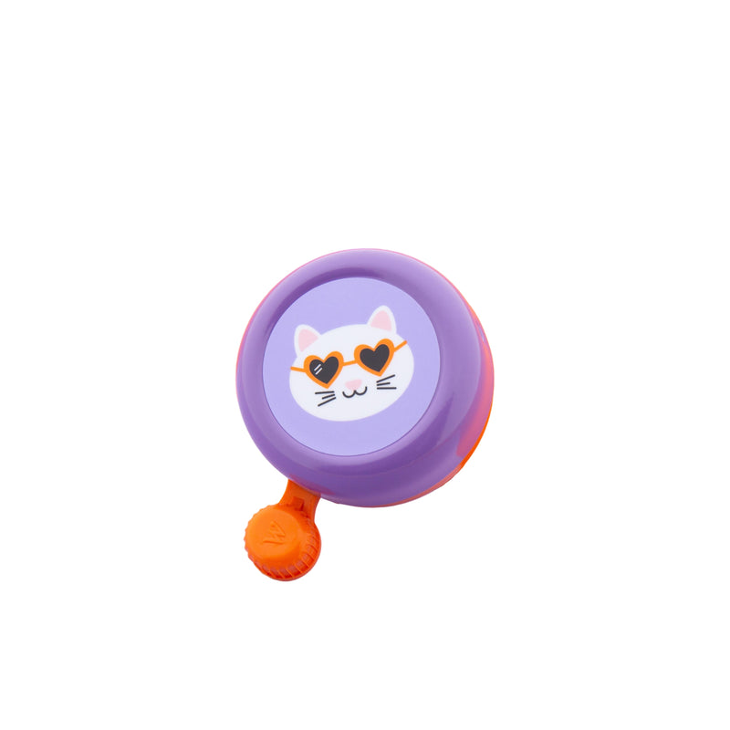 Cargue la imagen en el visor de la galería, Widek b.v. widek kinderbel explorer funky cat oranje paars op kaart