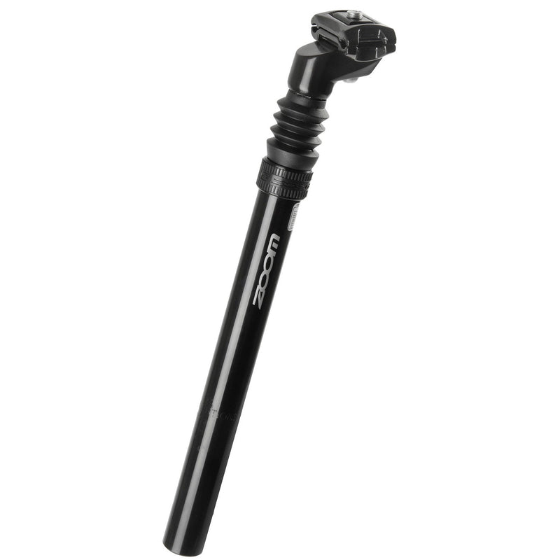Load image into Gallery viewer, Messingschlager zoom zadelpen atb 25.4 alu. zwart verend 350 mm.