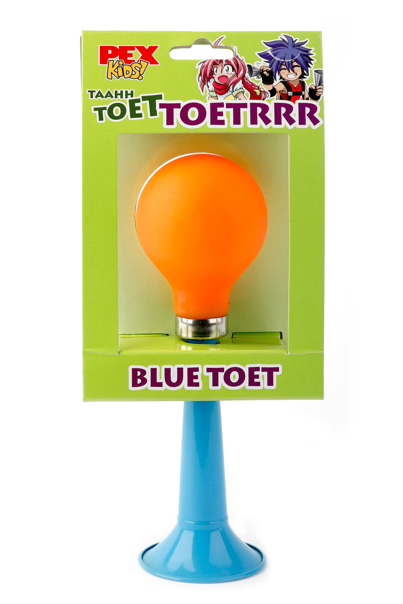 Load image into Gallery viewer, Pexkids balhoorn staal recht blauw op kaart