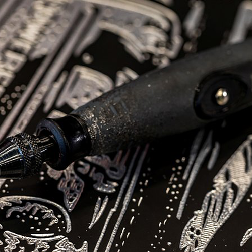 Afbeelding laden in galerijviewer, Dremel max graveerbit - frees 3.2 mm lengte 3 mm 2-delig