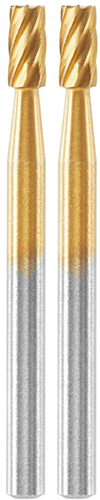 Cargue la imagen en el visor de la galería, Dremel max graveerbit - frees 3.2 mm lengte 3 mm 2-delig