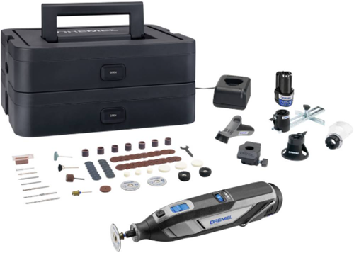 Afbeelding laden in galerijviewer, Dremel 8240-5 65 platinum 12v accu multitool set | incl. 2 x 2 ah accu + lader | in koffer - f0138240jp
