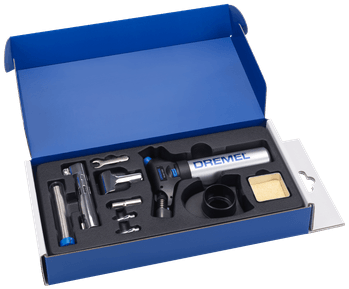 Load image into Gallery viewer, Dremel versaflame 2200jd |model 2200-5 | katalysator + 2 x soldeertip + vlamverlengstuk - f0132200jd