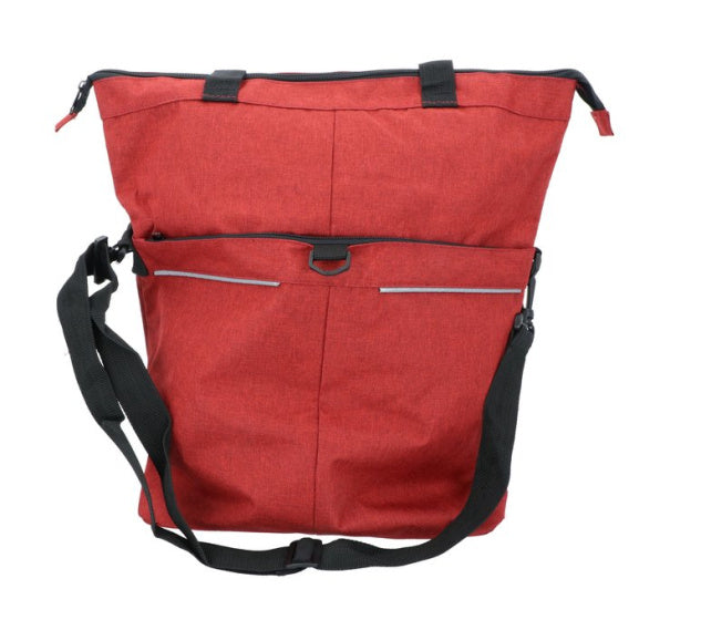 Load image into Gallery viewer, Dresco enkele fietstas en shopper 18 liter rood