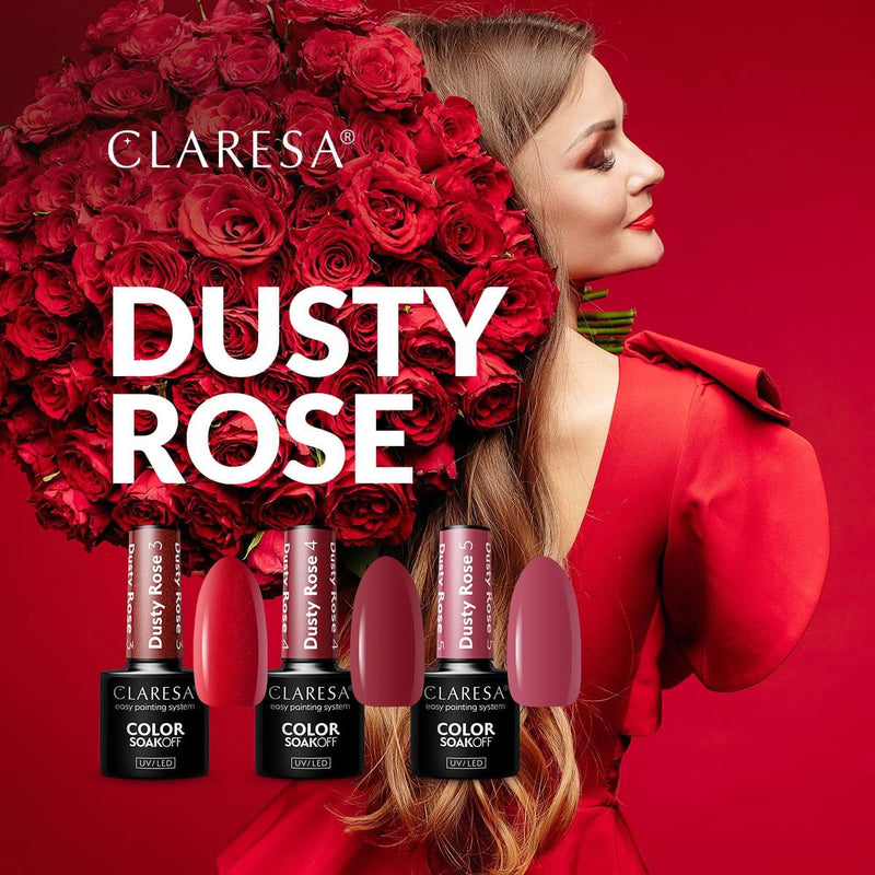 Load image into Gallery viewer, Claresa uv led gellak 5ml dusty rose 3