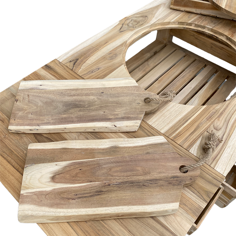 Afbeelding laden in galerijviewer, Dutch barbecuetafel teak 129,5x59,5x80cm