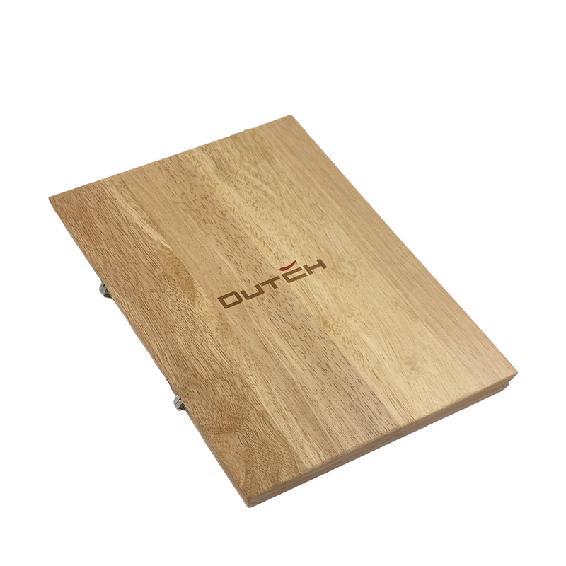 Laden Sie das Bild in Galerie -Viewer, Dutch snijplank double teak 25x35x4cm