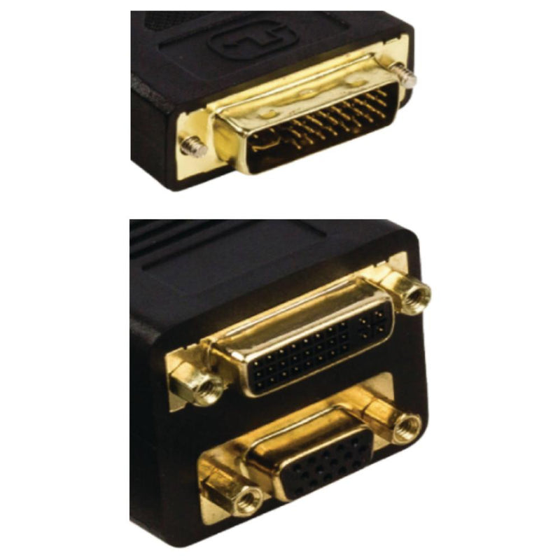 Load image into Gallery viewer, Dvi-i naar dvi + vga splitter
