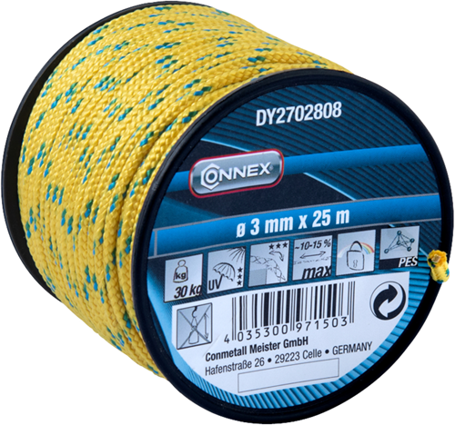 Chargez l'image dans la visionneuse de la galerie, Connex pes touw geel 3mmx25m - dy2702808