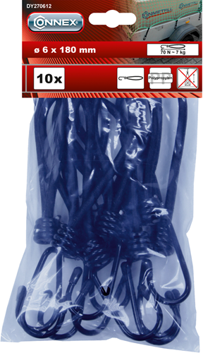 Laden Sie das Bild in Galerie -Viewer, Connex snelbinder veiligheidsnet 6x180 10s - dy270612