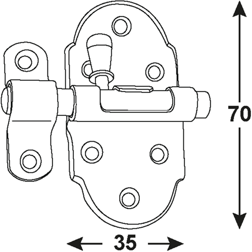 Load image into Gallery viewer, Connex automatische schuif 35x70 sb bvz - dyb2207131