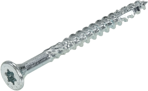 Cargue la imagen en el visor de la galería, Dynaplus constructieschroef verzinkt platkop deeldraad +snijpunt torx tx30 6.0x100 55 | 100 stuks - 0281.01.50601