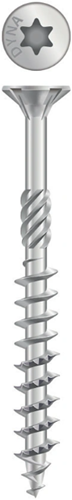 Cargue la imagen en el visor de la galería, Dynaplus unischroef spaanplaatschroef verzinkt platkop deeldraad torx tx20 4.0x50 30 | 200 stuks - 0281.01.25902