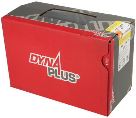 Cargue la imagen en el visor de la galería, Dynaplus unischroef spaanplaatschroef verzinkt platkop deeldraad torx tx25 4.5x100 55 | 200 stuks - 0281.01.34801