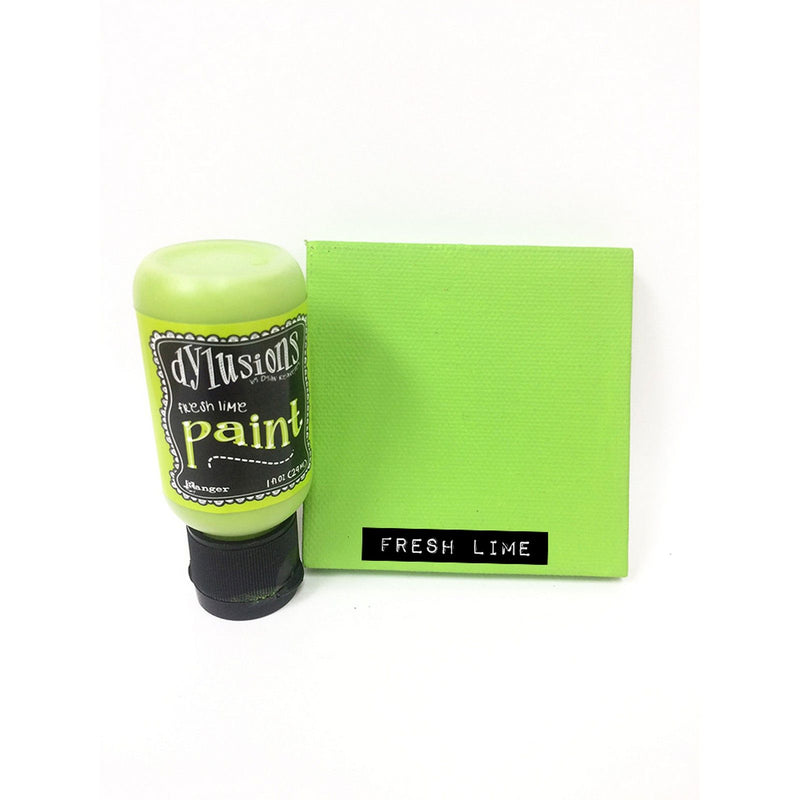 Load image into Gallery viewer, Ranger ink ranger • dylusions paint flip cap bottle fresh lime 29ml