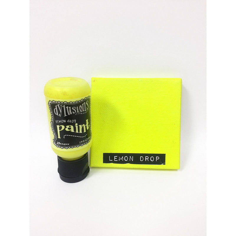 Load image into Gallery viewer, Ranger ink ranger • dylusions paint flip cap bottle lemon drop 29ml