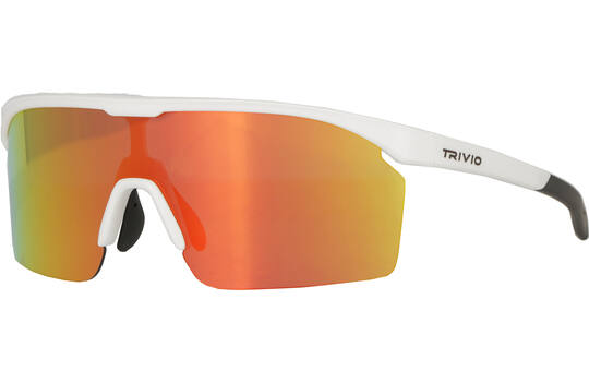 Load image into Gallery viewer, Trivio - fietsbril noa wit revo rood met extra transparante lens