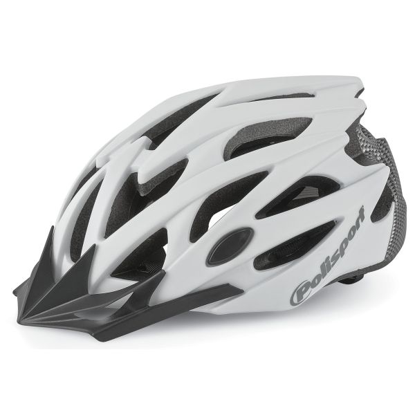 Load image into Gallery viewer, Polisport twig fietshelm m 55-58cm wit mat carbon