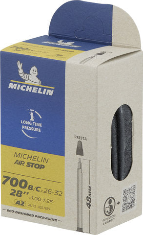 Load image into Gallery viewer, Michelin a2 airstop inner tube for 28