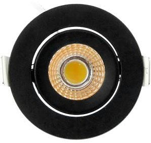 Laden Sie das Bild in Galerie -Viewer, Enzo ecodim led inbouwspot 5w 2700k 62mm 60gr rond verstelbaar zwart - led4835