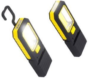 Cargue la imagen en el visor de la galería, Enzo edm led zaklamp met haak+magneet plastic 3xaaa - 5710040