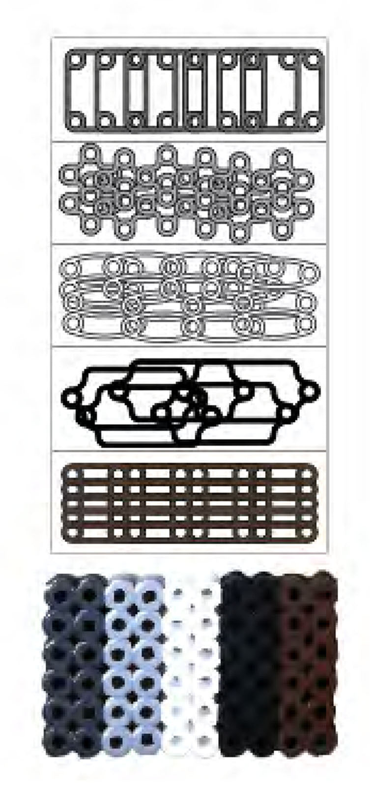 Load image into Gallery viewer, Perler • neutral mix strijkkralen shapes