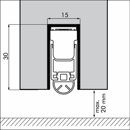 Afbeelding laden in galerijviewer, Ellen valdorpel em uni-proof | 828mm - 203700153