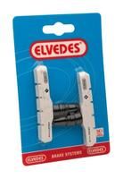 Load image into Gallery viewer, Remblokset Elvedes V-brake 72 mm - wit (op kaart)