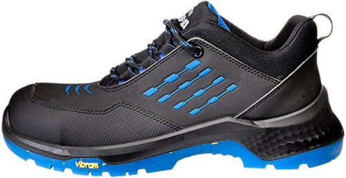 Cargue la imagen en el visor de la galería, Emma safety footwear emma werkschoen crossforce d laag s3 | zwart blauw | maat 39 - 8715316154409