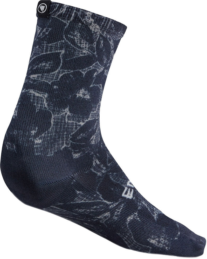 Chargez l'image dans la visionneuse de la galerie, Endura grid floral limited print - socks
