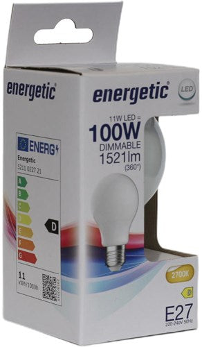 ギャラリービューアに画像をロードする, Enzo energetic led gls e27 11-100w 2700k filament mat dimbaar - 2720740