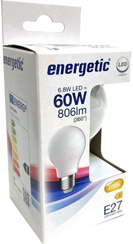Laden Sie das Bild in Galerie -Viewer, Enzo energetic led gls e27 6,8-60w 2700k filament mat - 2720720