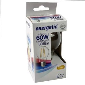 Laden Sie das Bild in Galerie -Viewer, Enzo energetic led gls e27 7,2-60w 2700k filament helder dimbaar - 2720331