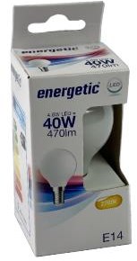 Afbeelding laden in galerijviewer, Enzo energetic led kogel e14 4-40w 2700k filament mat - 2720620