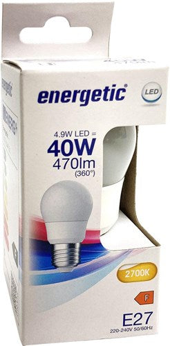 Chargez l'image dans la visionneuse de la galerie, Enzo energetic led kogel e27 4,9-40w 2700k mat - 2710272