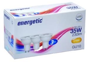 Laden Sie das Bild in Galerie -Viewer, Enzo energetic led spot gu10 3,1-35w 2700k doos a3 - 2740052