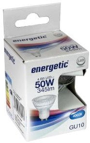 Cargue la imagen en el visor de la galería, Enzo energetic led spot gu10 4,7-50w 4000k - 2730114