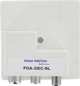 Afbeelding laden in galerijviewer, Enzo braun telecom radio-tv-modem verdeler poa 3 iec-nl - 2080030