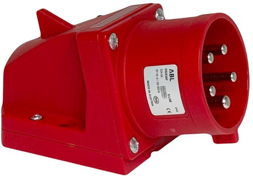 Afbeelding laden in galerijviewer, Enzo cee 5p 32a 400v opb wcd rood met pennen - 6315178