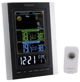 Load image into Gallery viewer, Enzo chacon weerstation met draadloze buitensensor+barometer - 8150185
